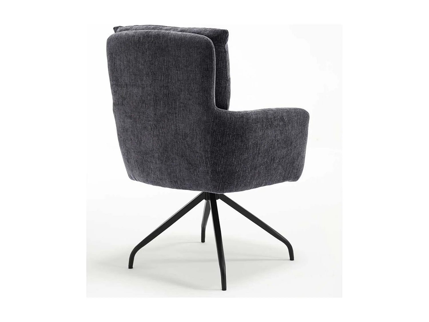 Esszimmerstuhl Stuhl Küche aus Chenillegewebe mit Armlehnen (2er Set)