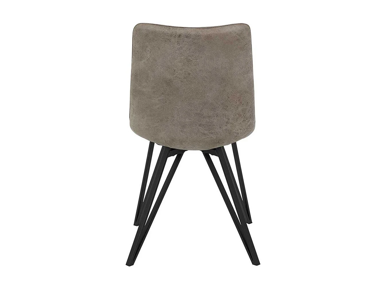 Polsterstuhl Esszimmer in Beigegrau Schwarz (Set)