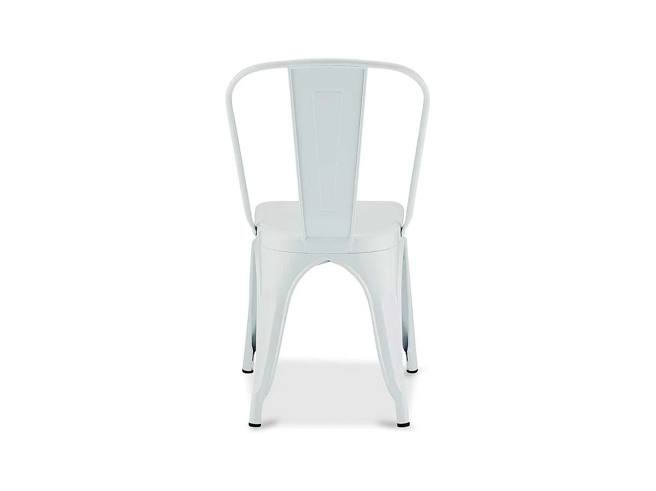 Metallst�hle in Wei� Industriedesign (4er Set)