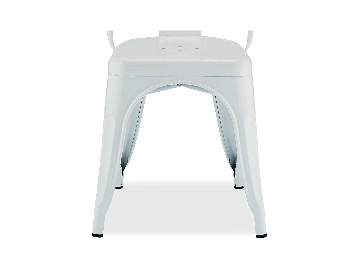 Metallst�hle in Wei� Industriedesign (4er Set)