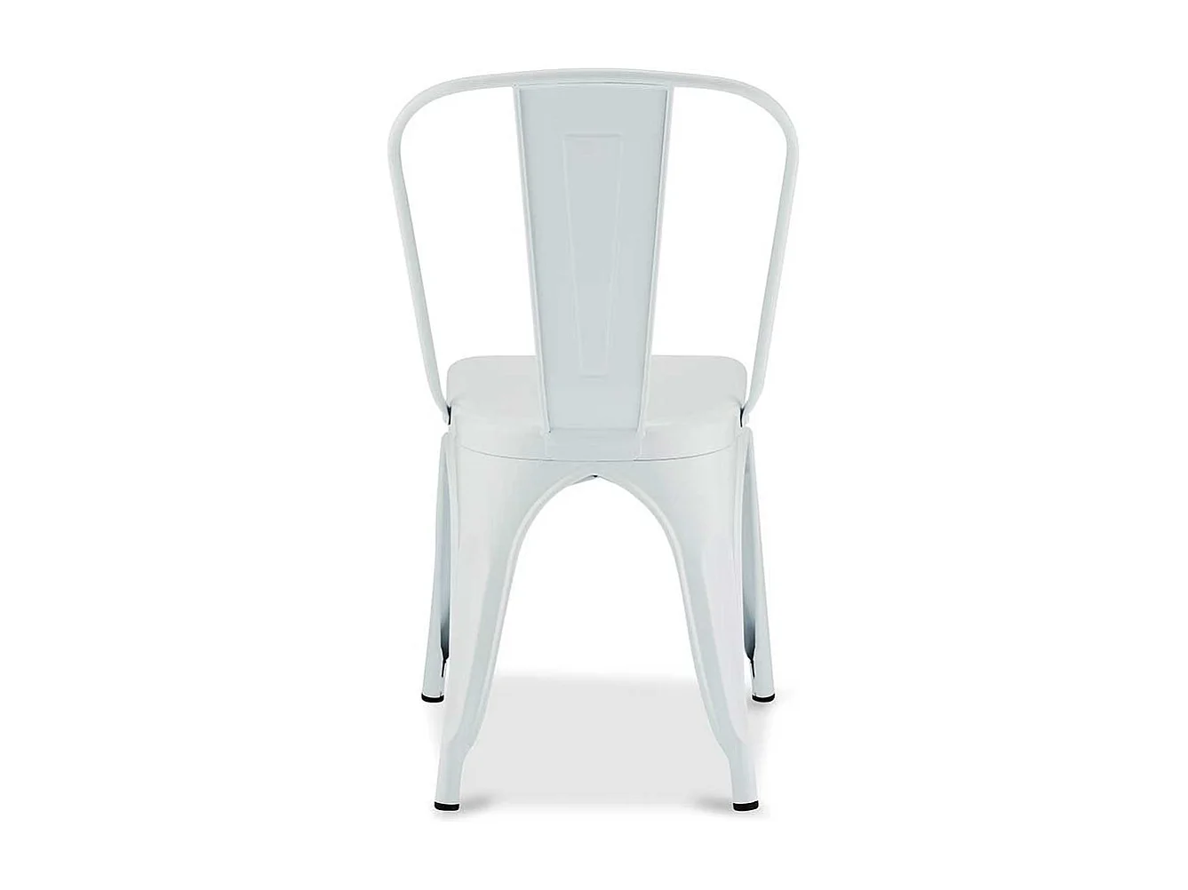 Metallst�hle in Wei� Industriedesign (4er Set)