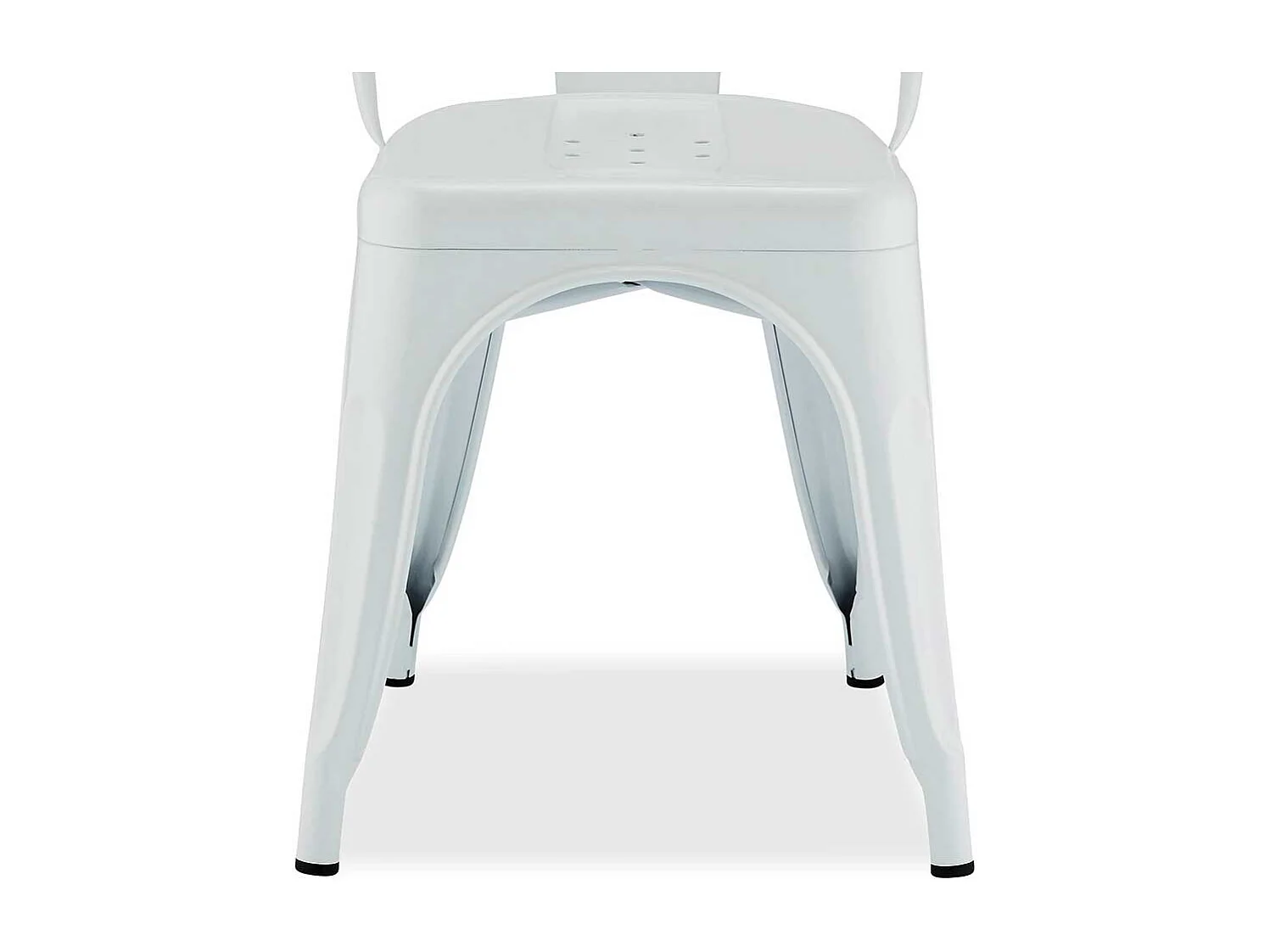 Metallst�hle in Wei� Industriedesign (4er Set)