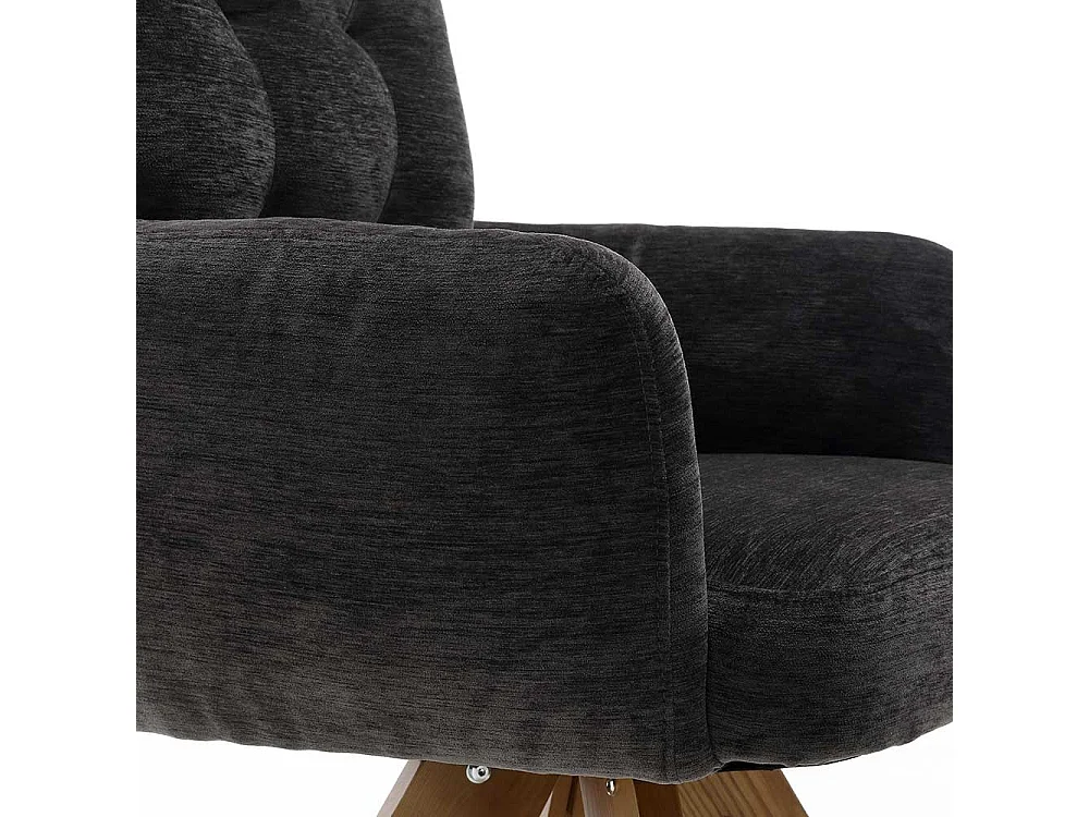 Polsterstuhl Esszimmer Stuhl Set aus Chenillegewebe mit Federkern (2er Set)