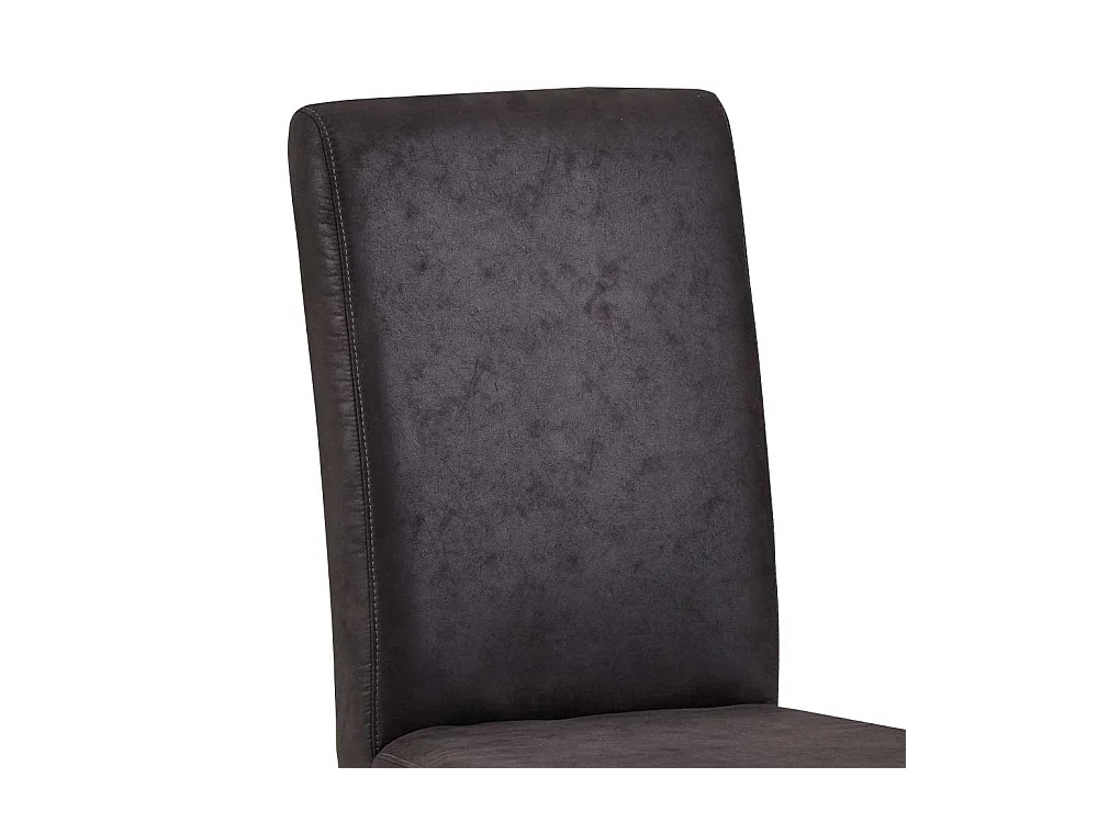 Esszimmer Stuhl in Anthrazit Microfaser Massivholzgestell in Eiche Sonoma (2er Set)