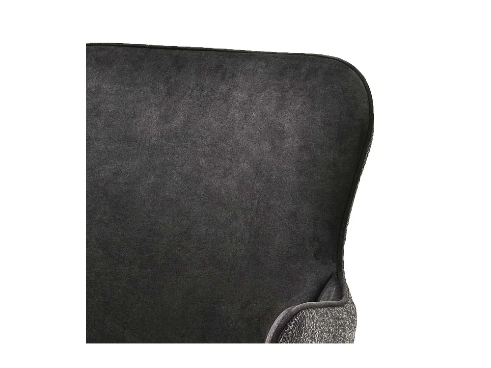 Esszimmer Drehst�hle in Anthrazit Stoff Armlehnen (2er Set)