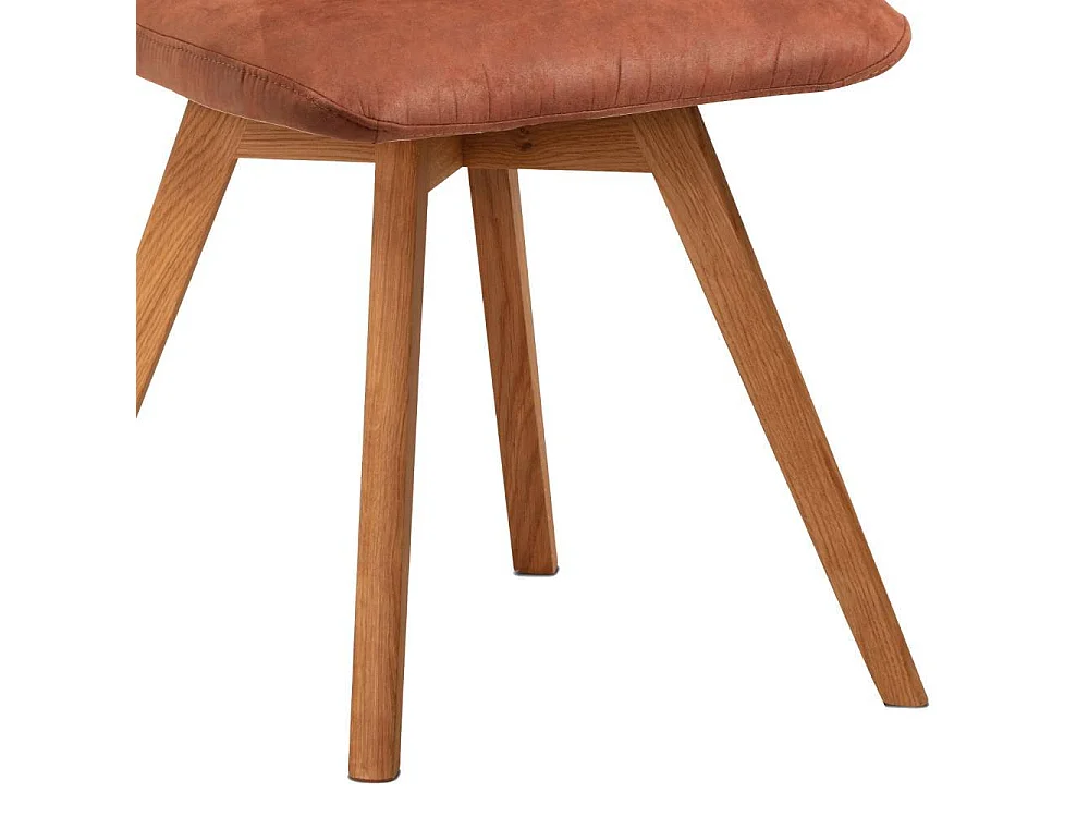 Esszimmerstuhl Polsterstuhl aus Massivholz und Microfaser (2er Set)