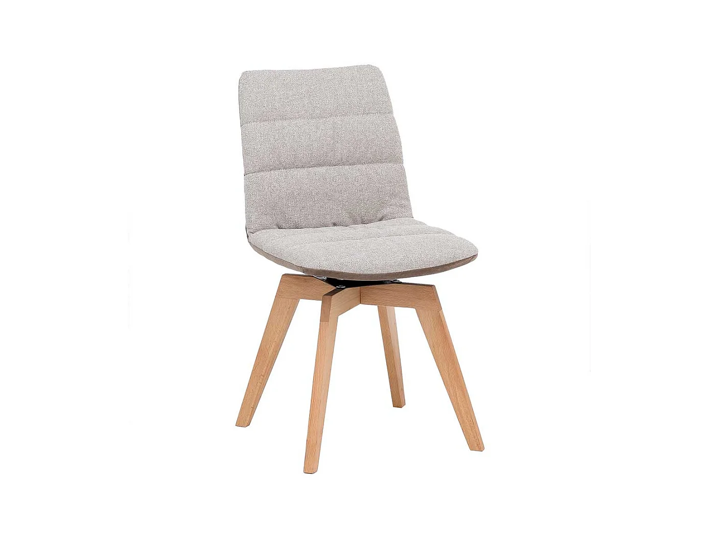 Drehstuhl für Esstisch Schlammfarben & Buche