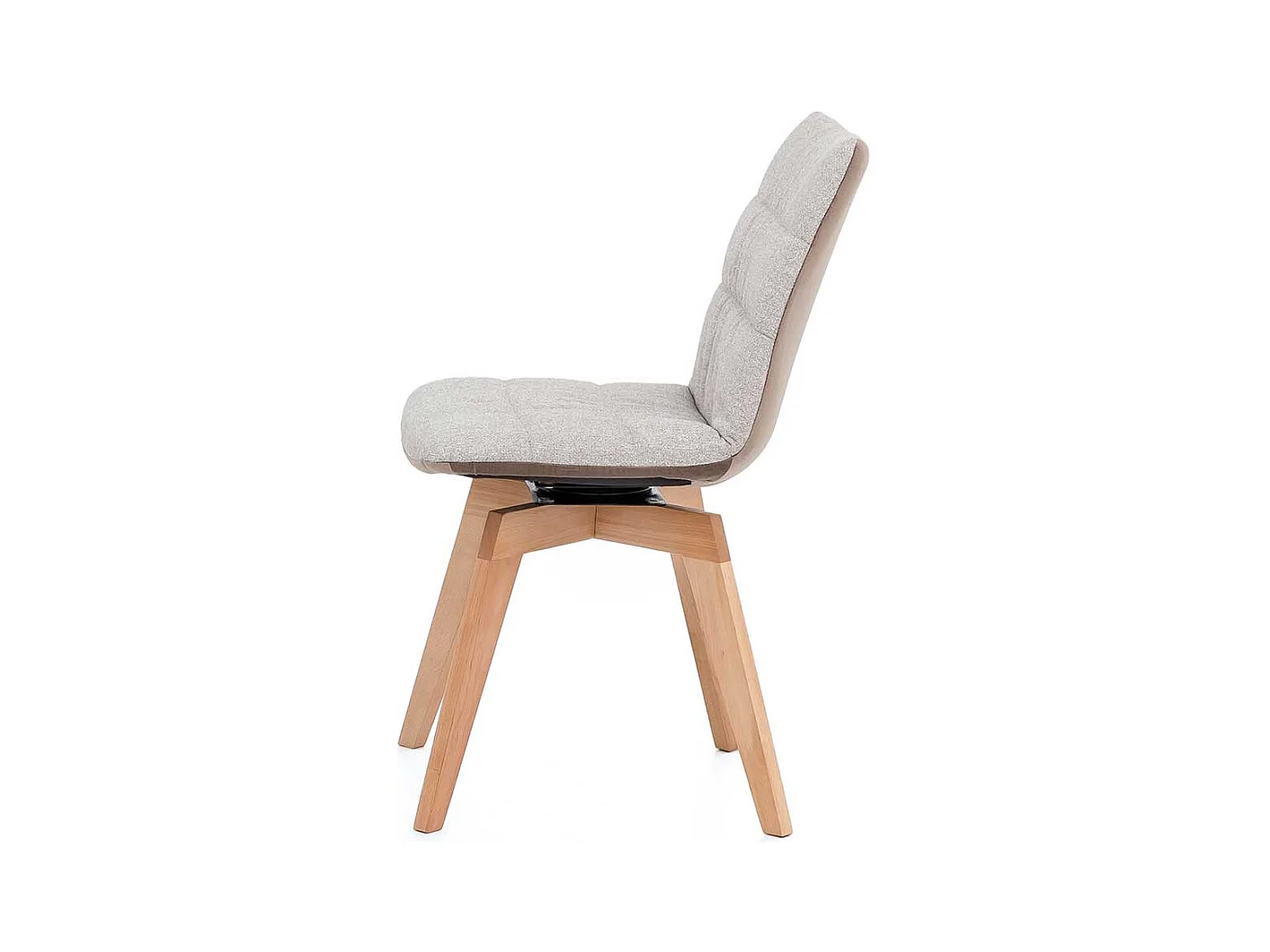 Drehstuhl für Esstisch Schlammfarben & Buche