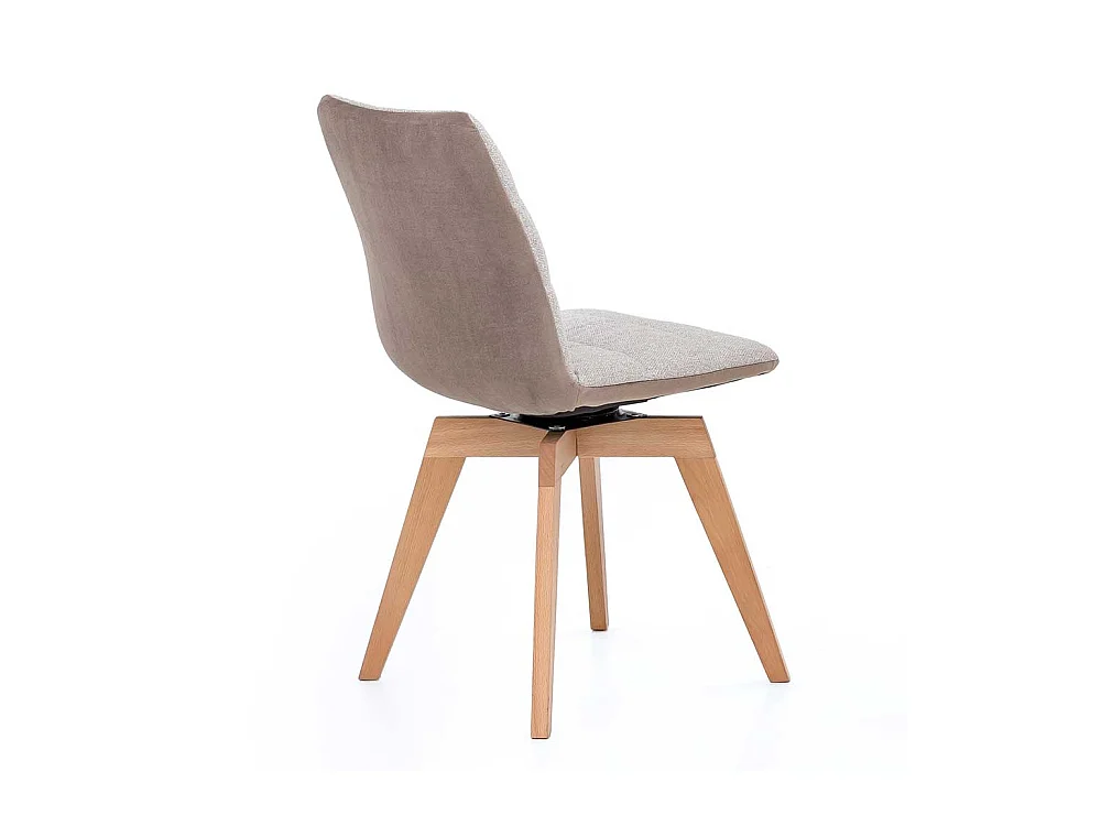 Drehstuhl für Esstisch Schlammfarben & Buche