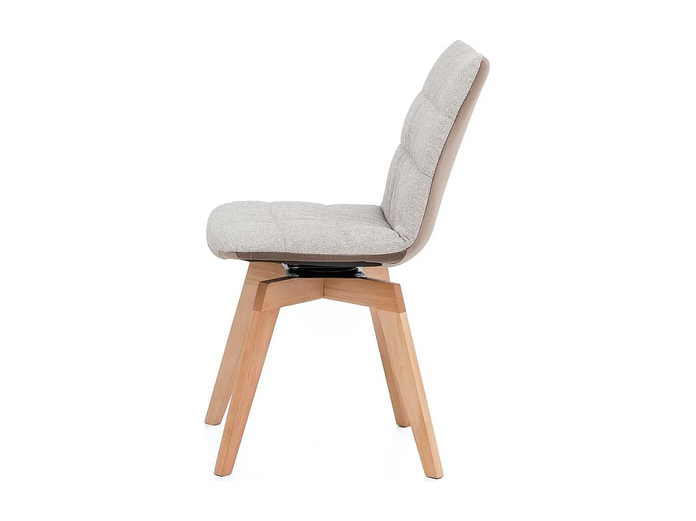 Drehstuhl für Esstisch Schlammfarben & Buche (2er Set)