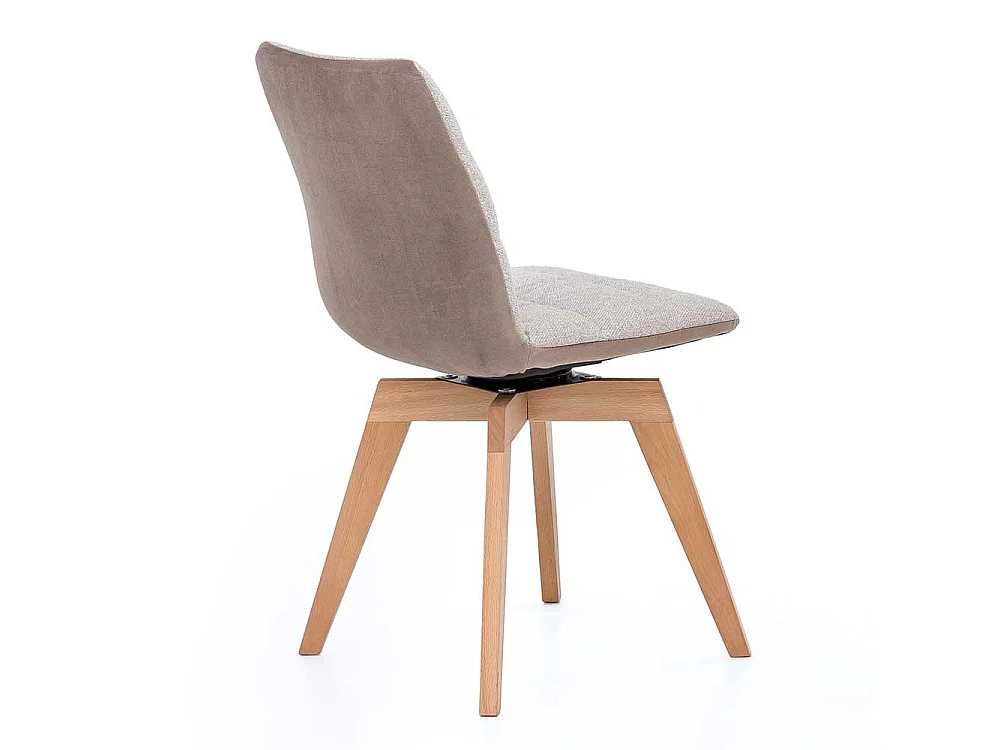 Drehstuhl für Esstisch Schlammfarben & Buche (2er Set)