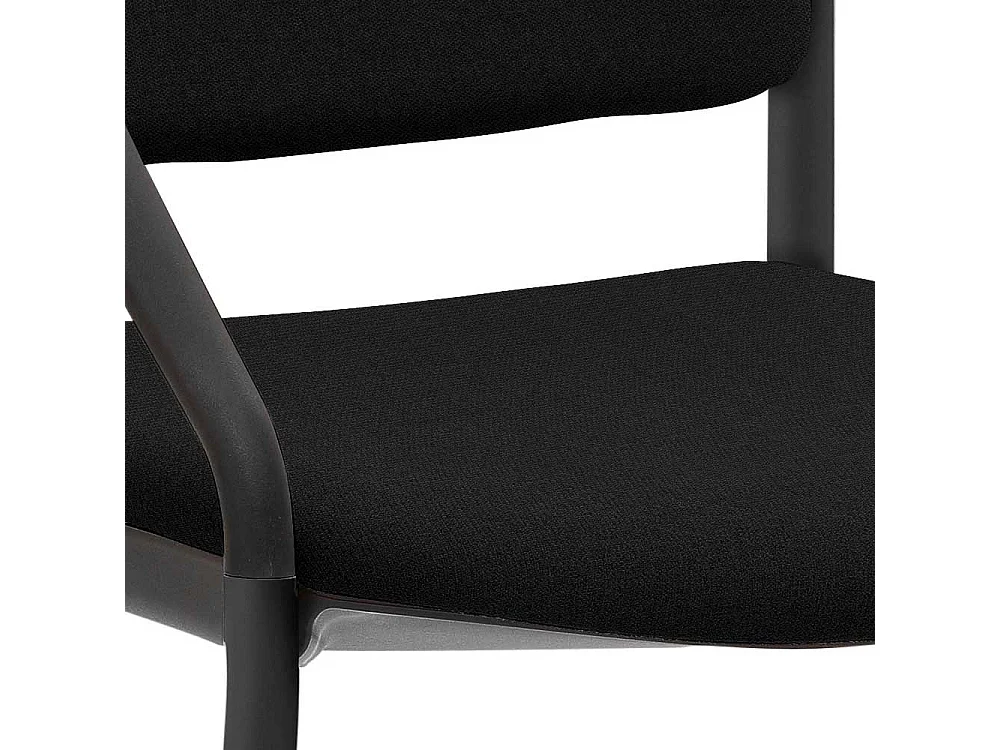 Freischwinger Stuhl stapelbar Bezug aus Webstoff