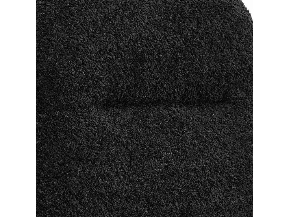 Stühle mit Boucle Bezug in Anthrazit Gestell aus Massivholz (2er Set)