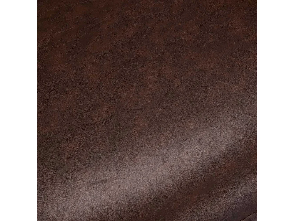 Armlehnen Esstisch Stühle in Dunkelbraun Kunstleder drehbar (2er Set)