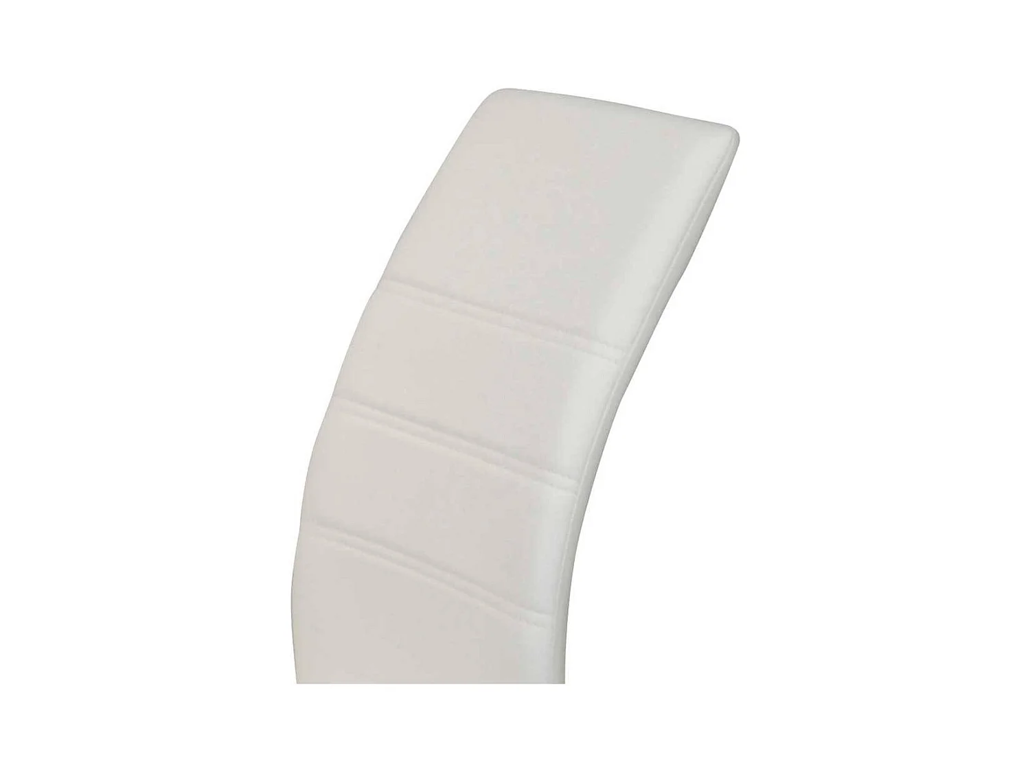 Hochlehner Esszimmer Schwinggestell Bezug Kunstleder weiß (2er Set)