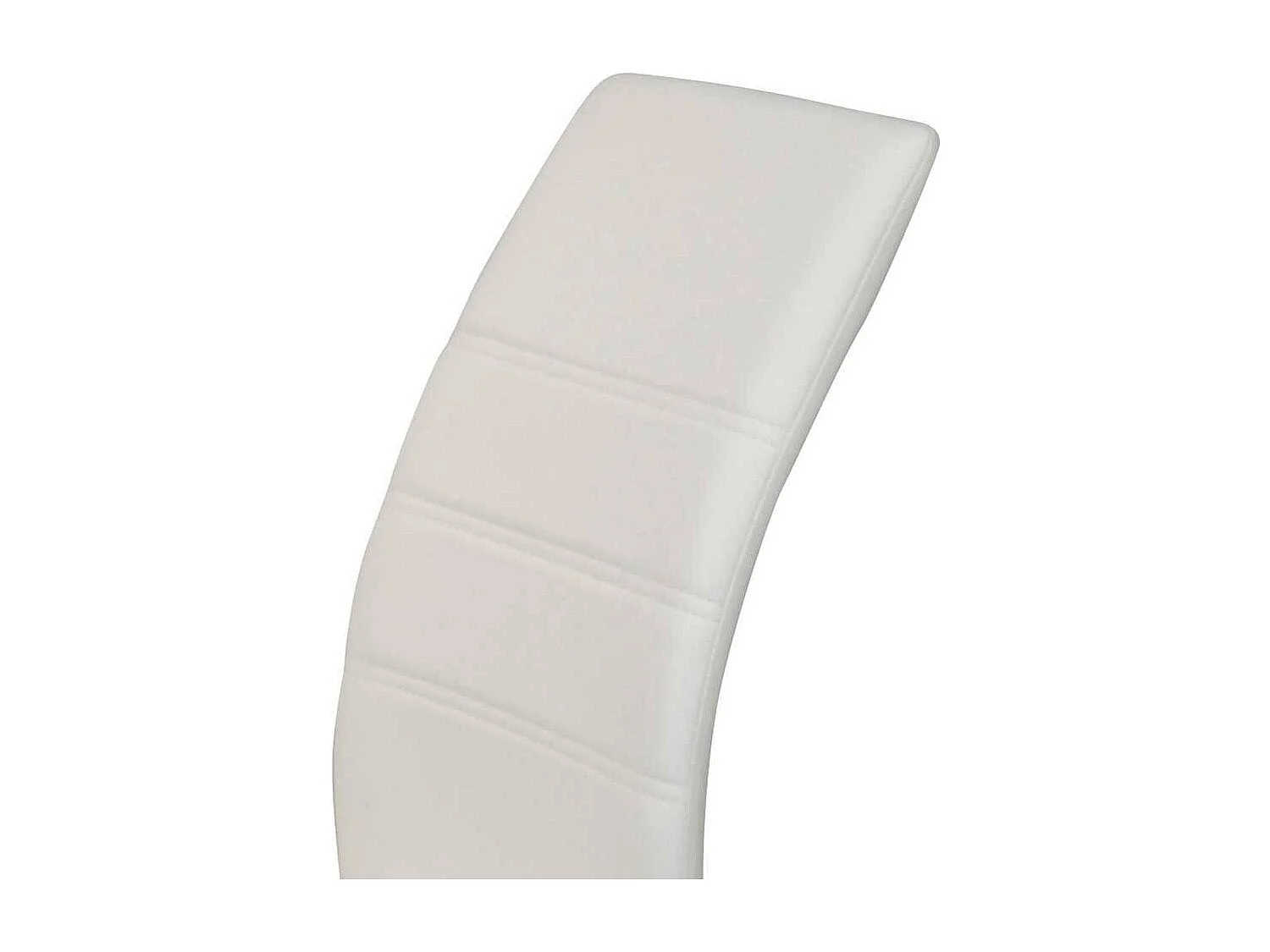 Hochlehner Esszimmer Schwinggestell Bezug Kunstleder weiß (2er Set)