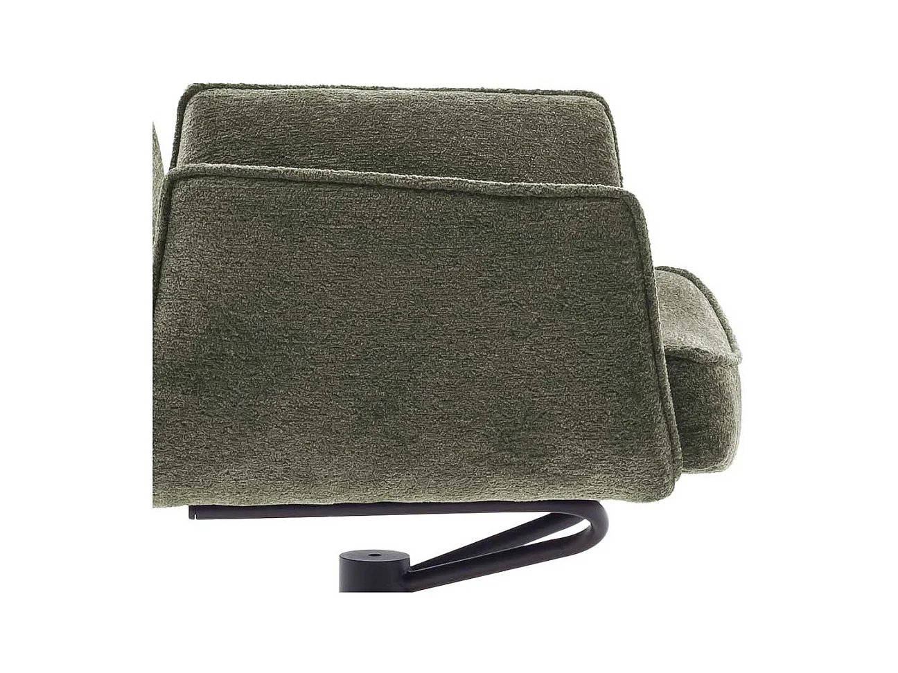 Stuhl Küche Kuechenstuhl mit Armlehnen aus Chenillegewebe (2er Set)