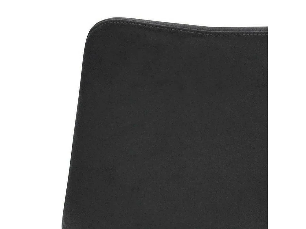 Küchenstühle in Anthrazit und Schwarz Rückenausschnitt (2er Set)