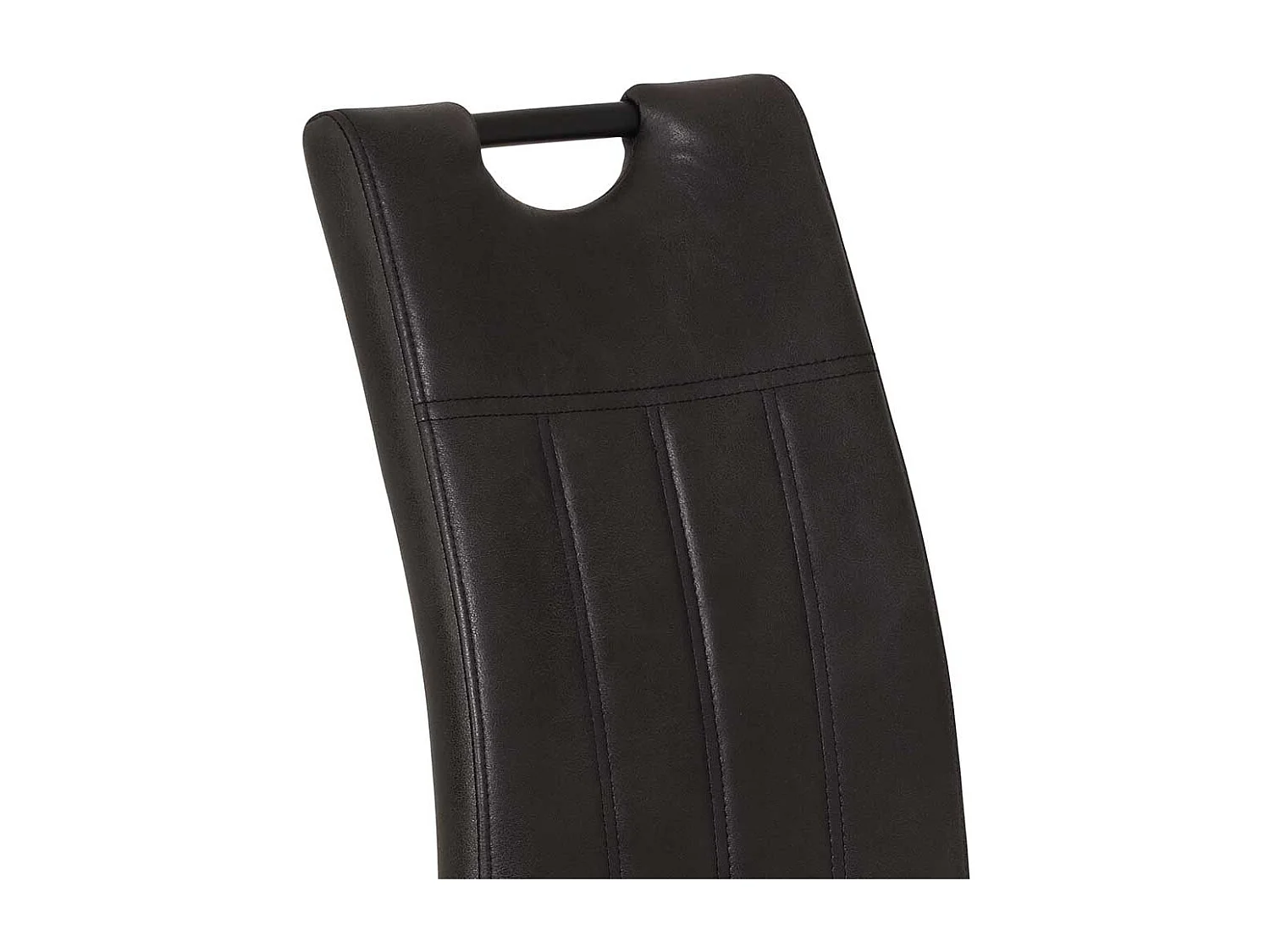 Esszimmer Freischwinger in Anthrazit Microfaser Metallgestell (Set)