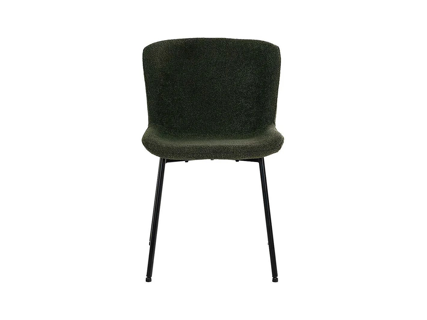 Polsterstuhl Esszimmer Esstischstühle in Dunkelgrün und Schwarz (2er Set)