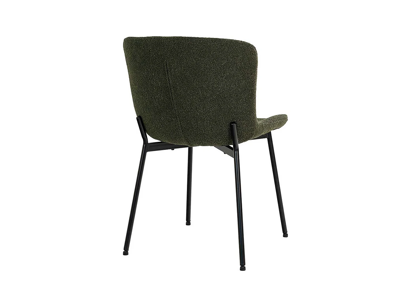 Polsterstuhl Esszimmer Esstischstühle in Dunkelgrün und Schwarz (2er Set)