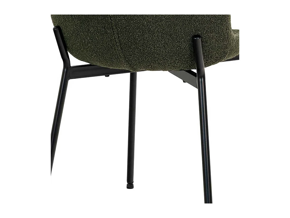 Polsterstuhl Esszimmer Esstischstühle in Dunkelgrün und Schwarz (2er Set)