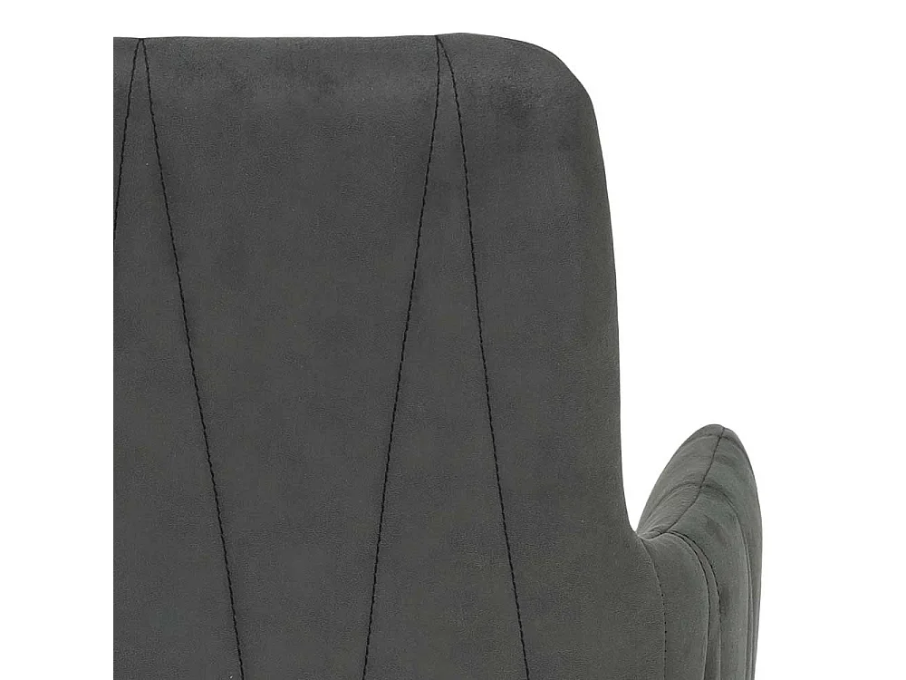 Polsterstuhl Esszimmer mit Armlehnen Gestell aus Metall (2er Set)