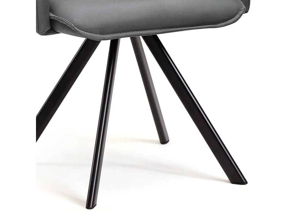 Esszimmerstuhl Polsterstuhl mit Armlehnen und Gestell aus Metall