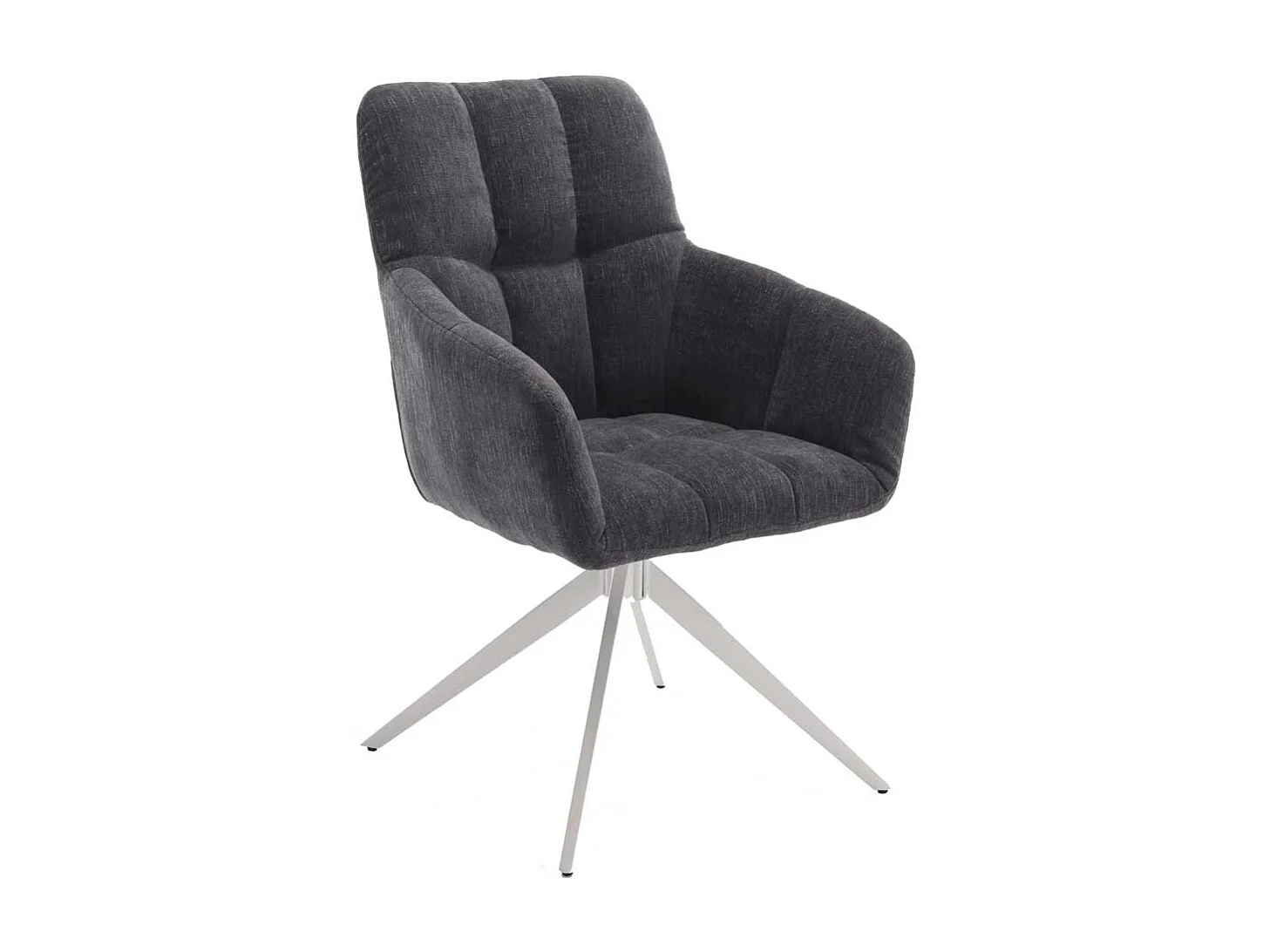 Esszimmerstuhl mit Armlehnen drehbar (2er Set)