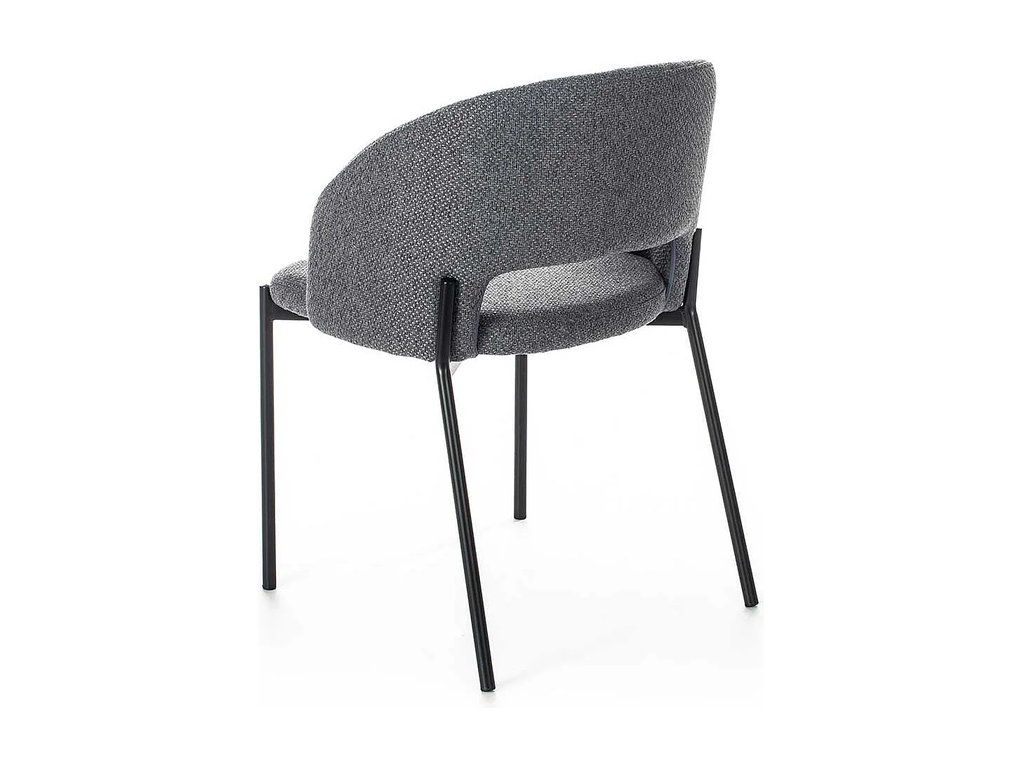 Esstischstühle in Anthrazit Strukturstoff (2er Set)