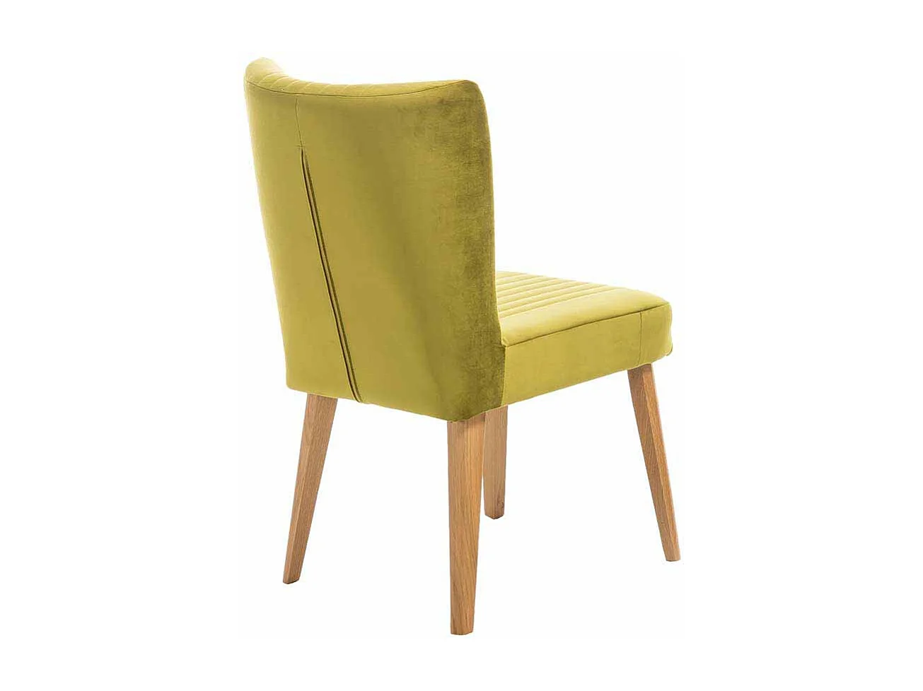 Esstischstuhl in Hellgrün Stoff Retro Design (2er Set)