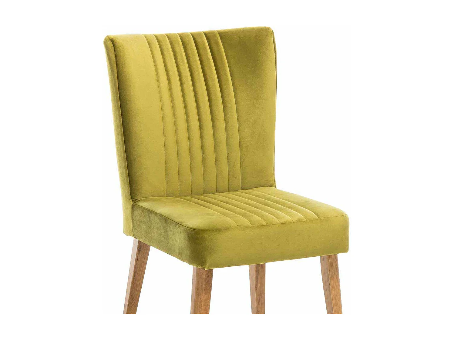 Esstischstuhl in Hellgrün Stoff Retro Design (2er Set)