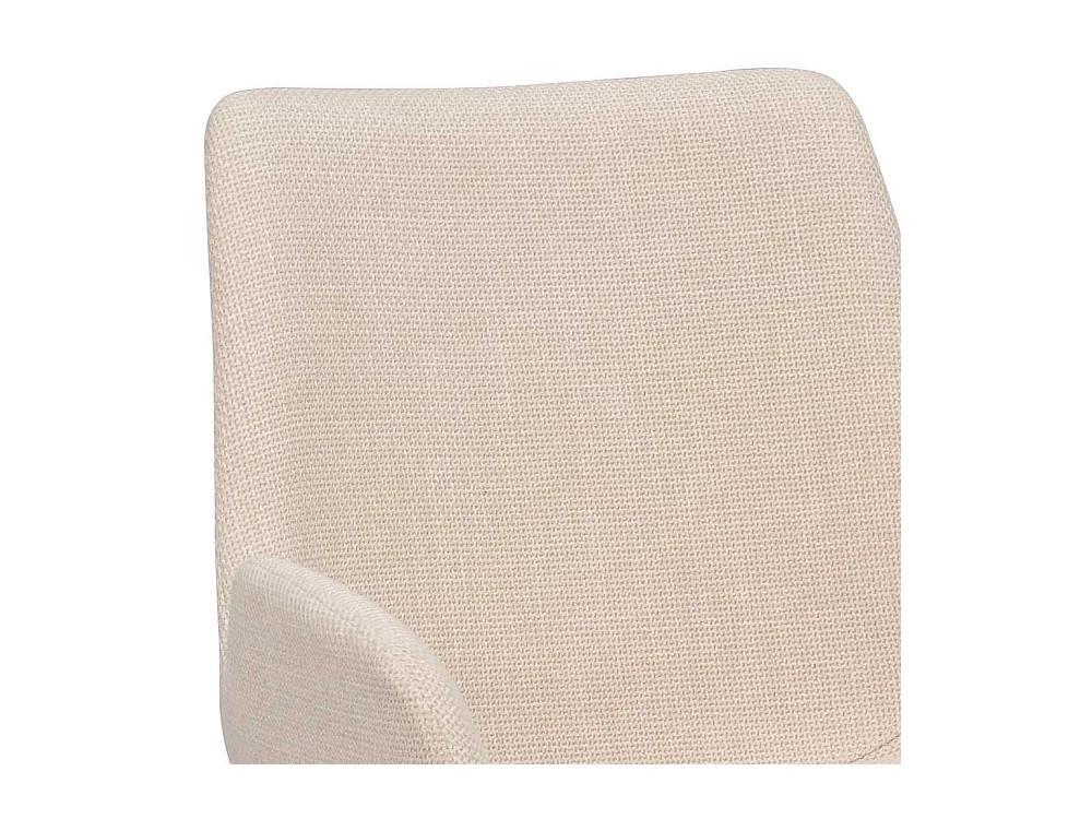 Esszimmerstühle in Beige Stoff Eiche dunkel (2er Set)