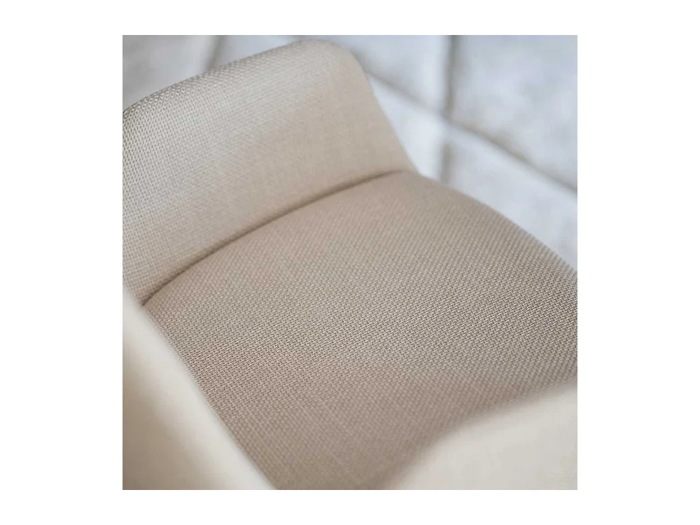 Esszimmerstühle in Beige Stoff Eiche dunkel (2er Set)