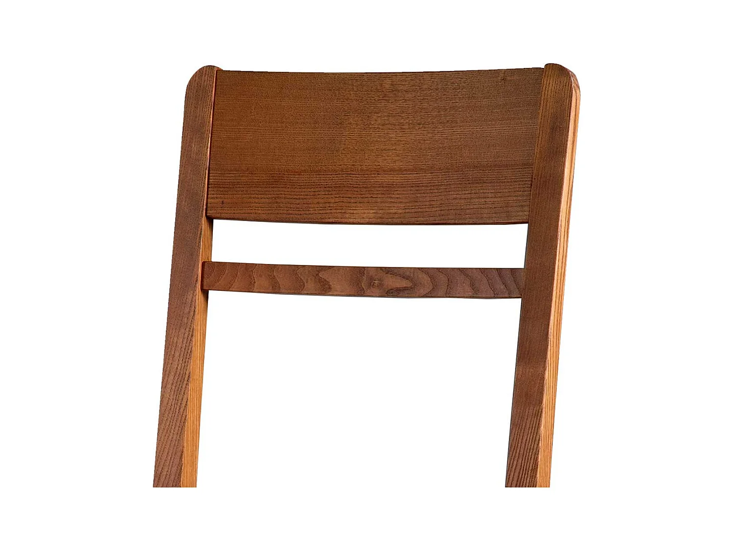 Massivholzstuhl mit Polstersitz Webstoff