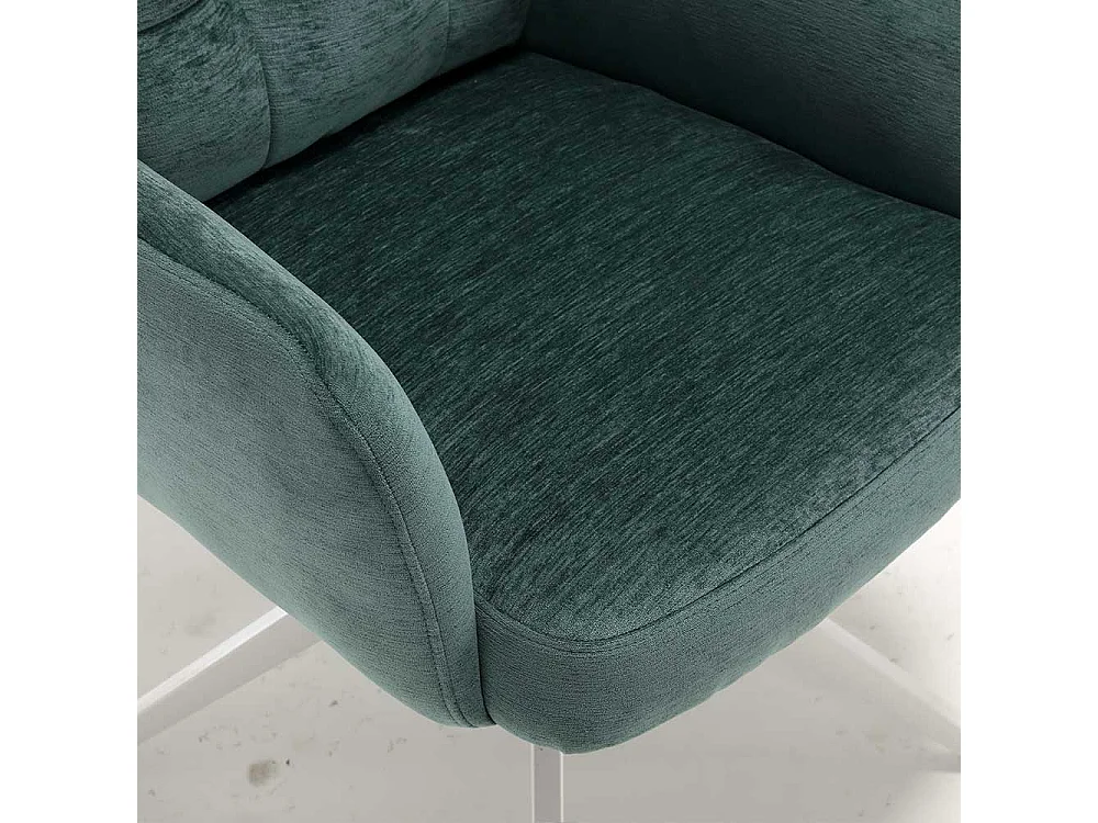 Stuhl Esszimmer Stuhl Set aus Chenillegewebe mit aufwendigen Steppungen (2er Set)