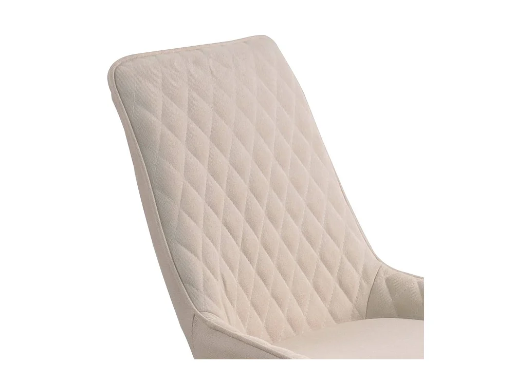 Polsterstühle in Creme Weiß Microfaser Metallgestell (2er Set)