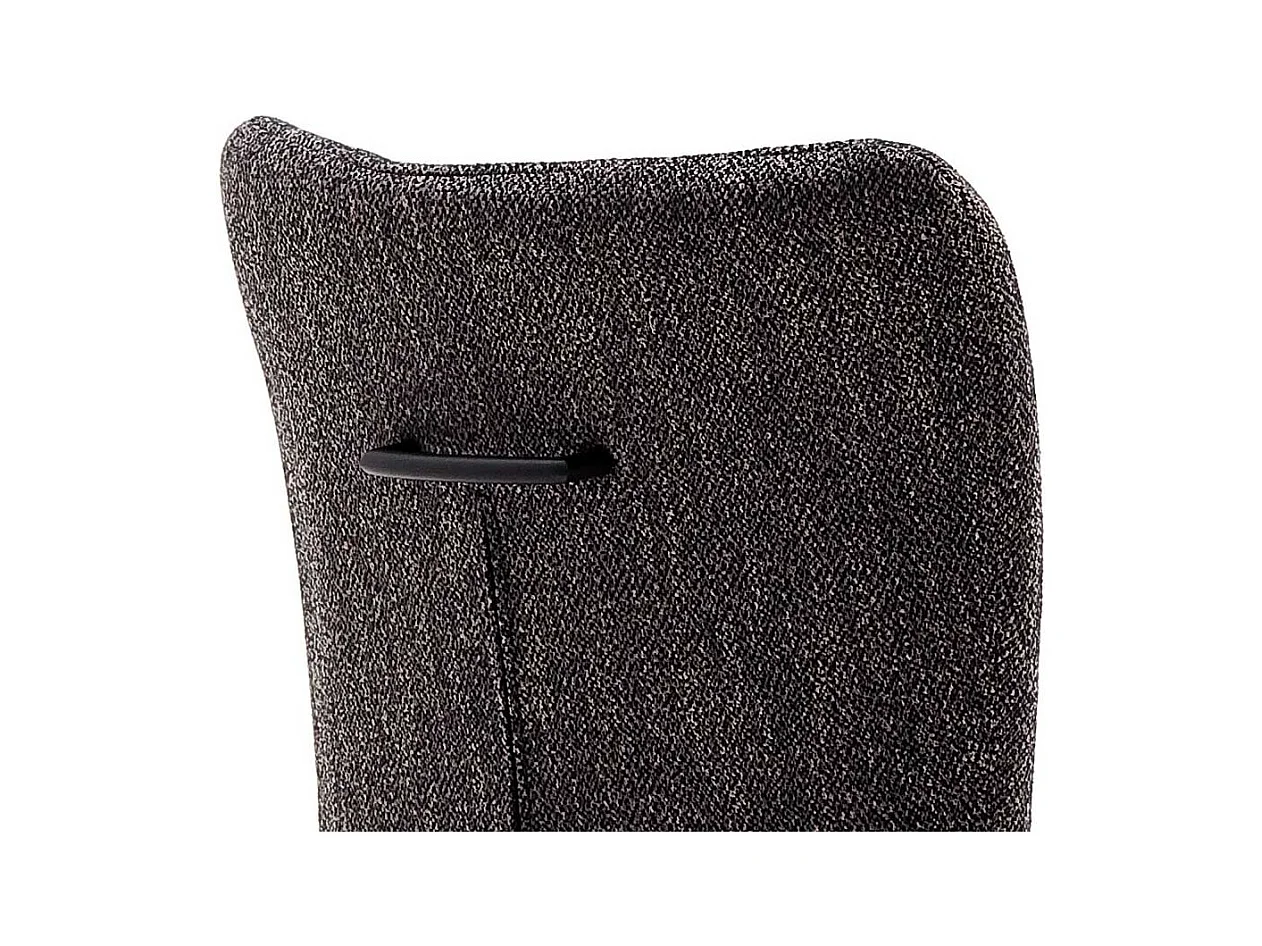 Esstisch St�hle in Grau und Braun drehbar (2er Set)