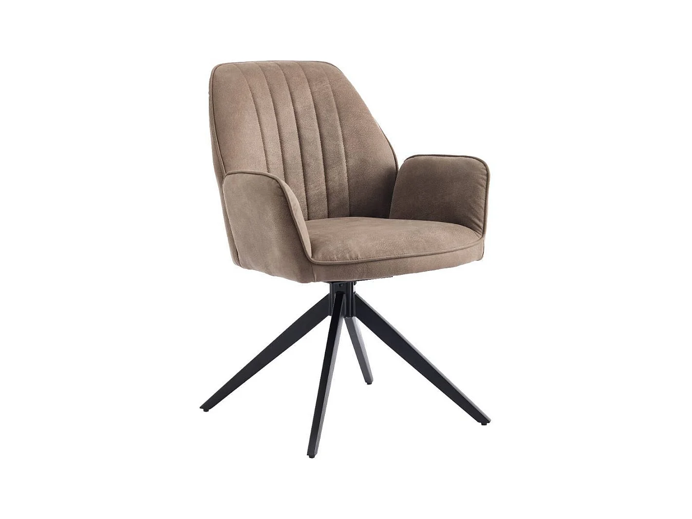 Polsterstuhl Wohnzimmerstuhl in Schlammfarben aus Microfaser (2er Set)