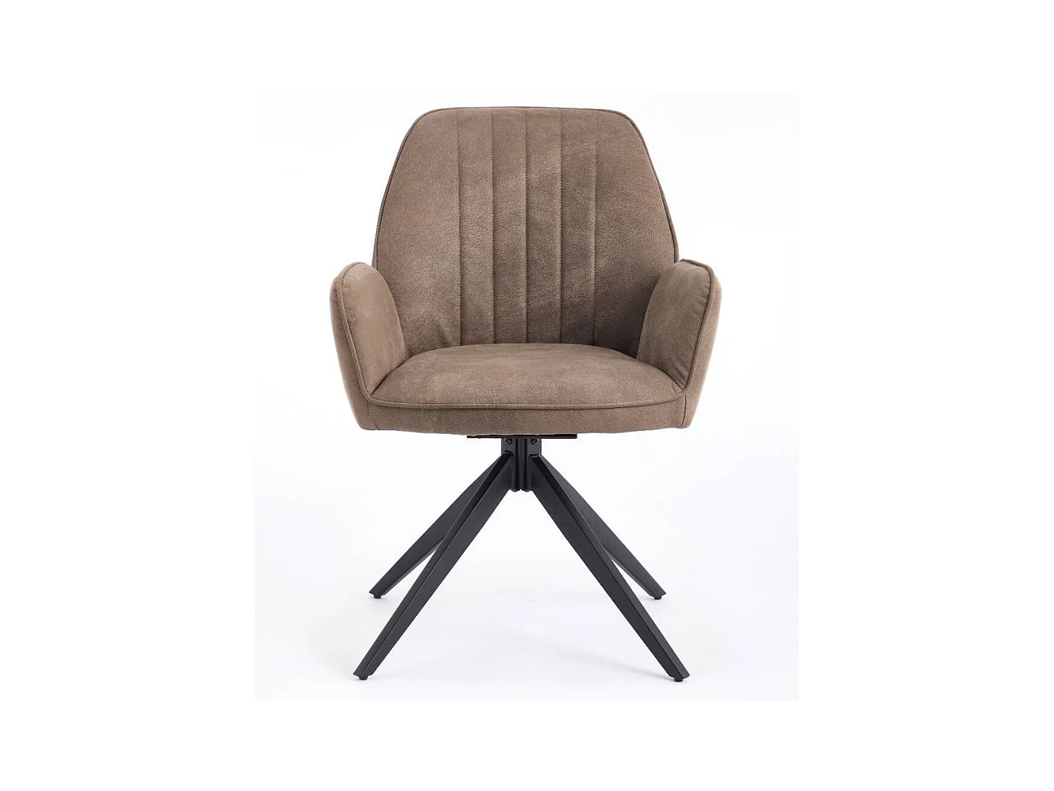 Polsterstuhl Wohnzimmerstuhl in Schlammfarben aus Microfaser (2er Set)