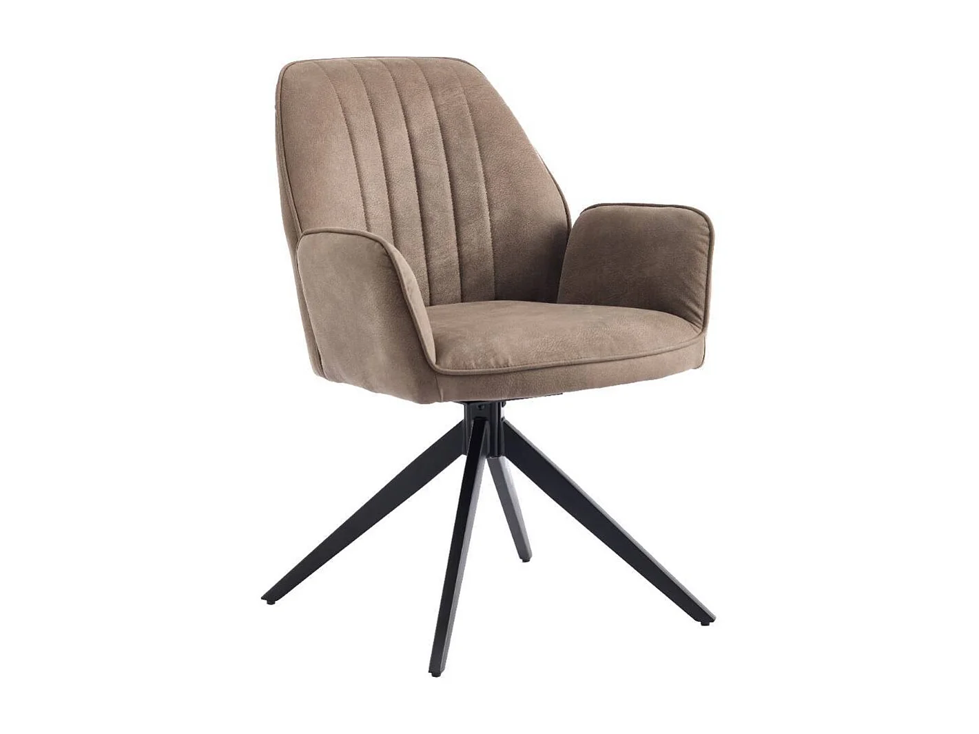 Polsterstuhl Wohnzimmerstuhl in Schlammfarben aus Microfaser (2er Set)