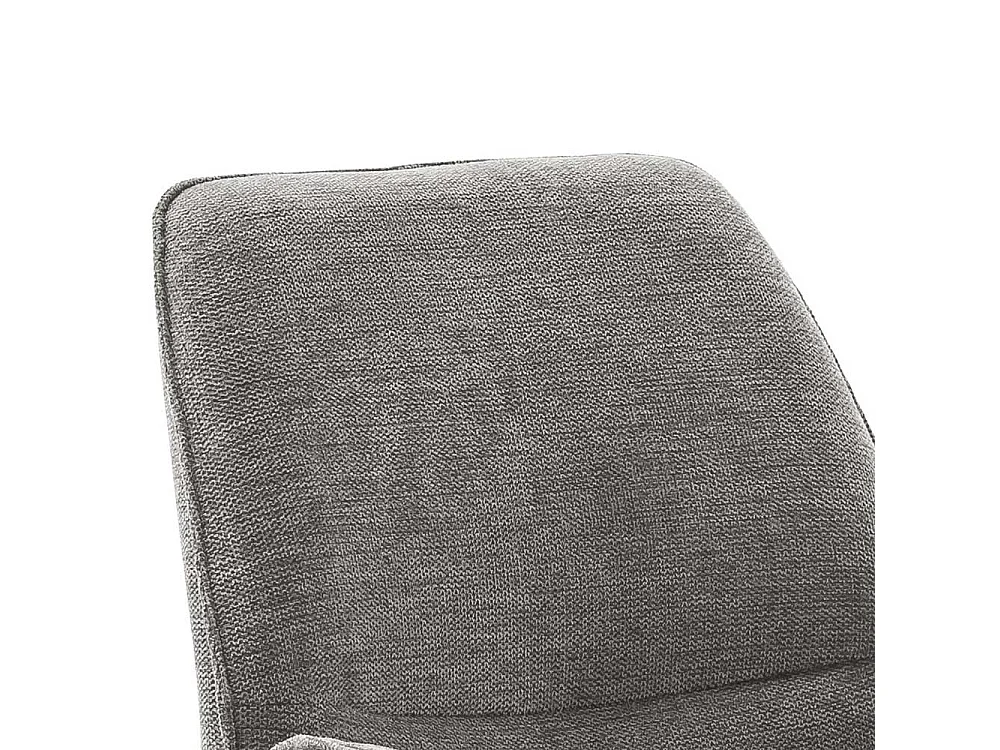 Esstischstühle mit Armlehnen aus Chenillegewebe Edelstahl (2er Set)