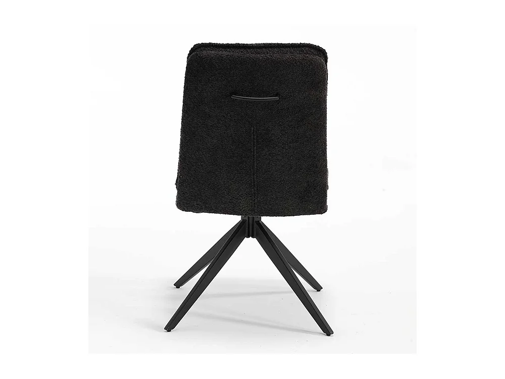 Moderne Esszimmer Stühle in Anthrazit Gestell aus Metall (2er Set)