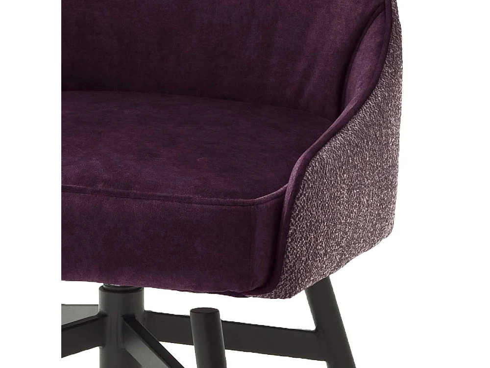 Esszimmer Polsterst�hle in Dunkelrot Stoff 45 cm Sitztiefe (2er Set)