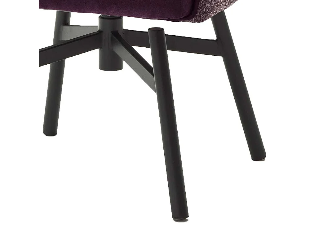 Esszimmer Polsterst�hle in Dunkelrot Stoff 45 cm Sitztiefe (2er Set)