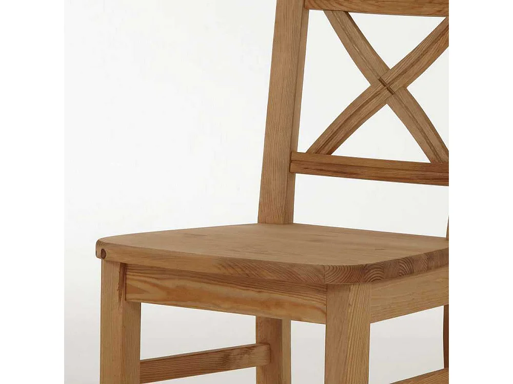 Esstischstuhl im Landhausstil Kiefer massiv (2er Set)