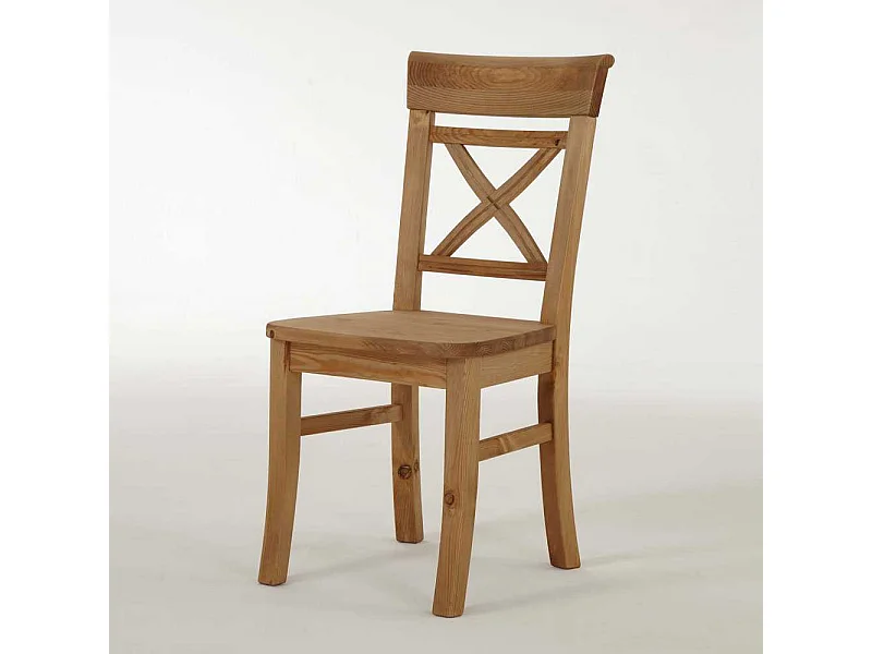 Esstischstuhl im Landhausstil Kiefer massiv (2er Set)