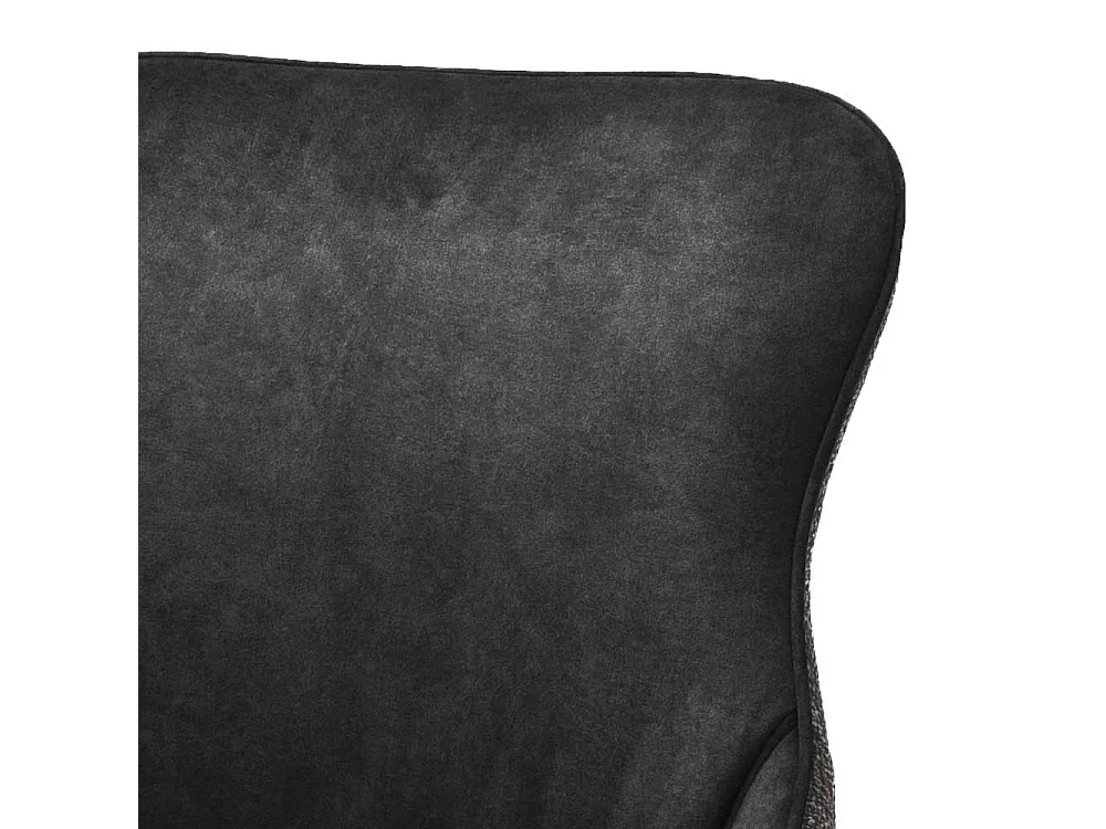 Esszimmer St�hle in Anthrazit Stoff drehbar (2er Set)