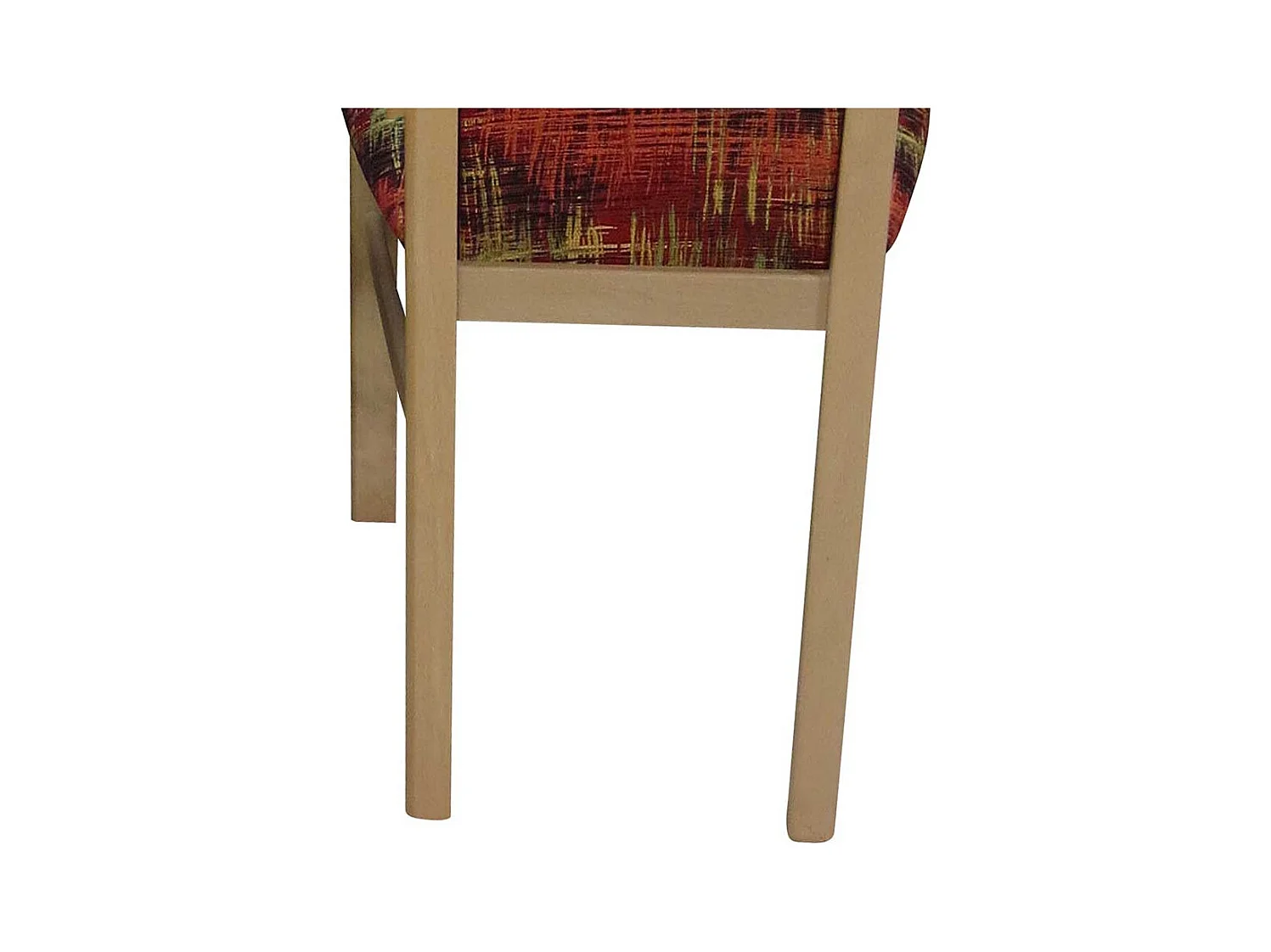 Esstischstuhl Set in Rot Bunt Stoff Buchefarben (2er Set)
