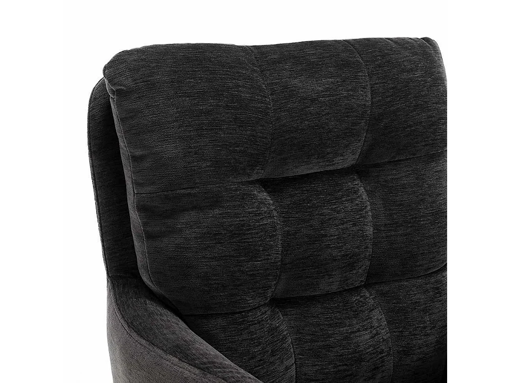 Polsterstuhl Esszimmer Drehbare Stühle aus Chenillegewebe und Metall (2er Set)